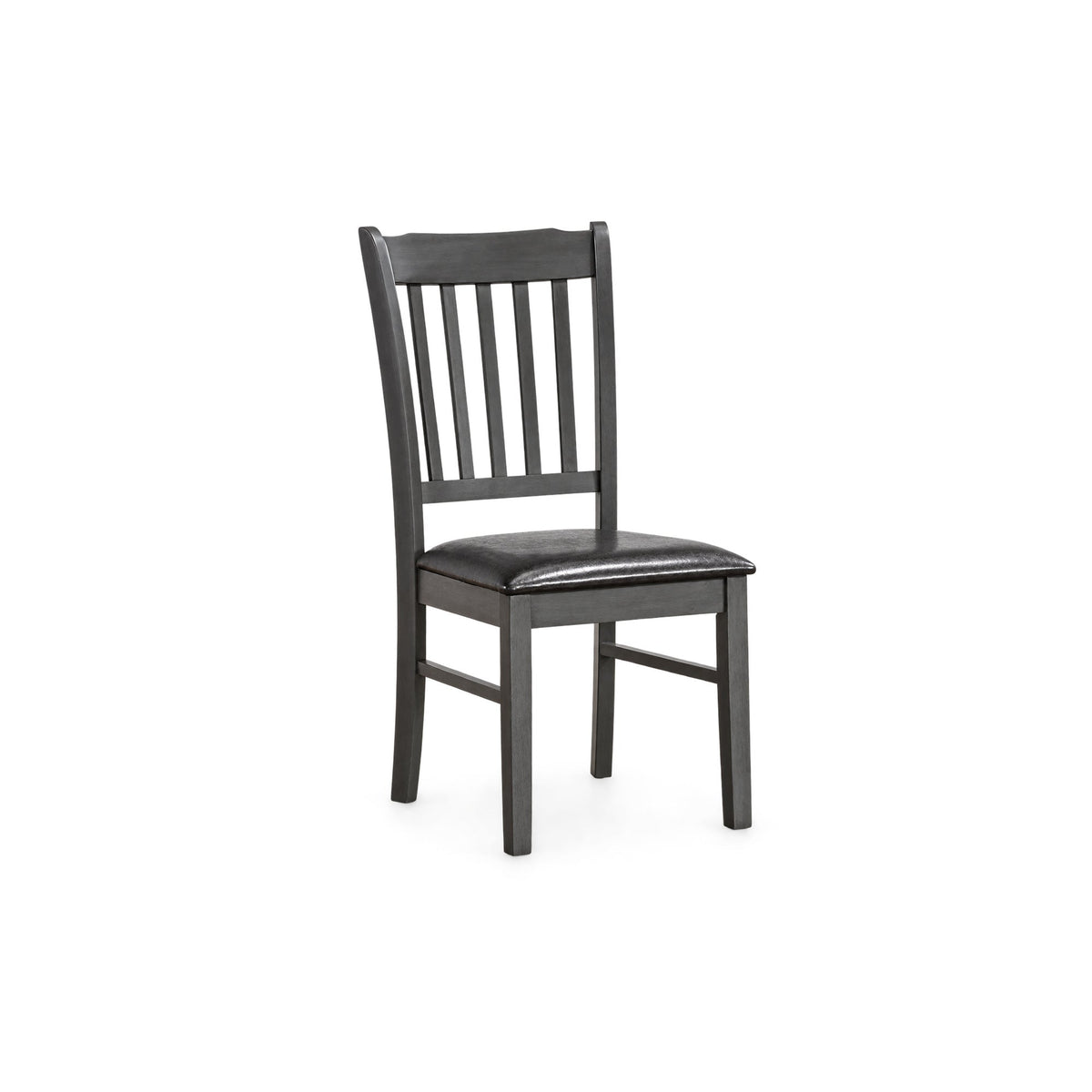 Black PU Dining Chairs – Set of 2 – single dining chair