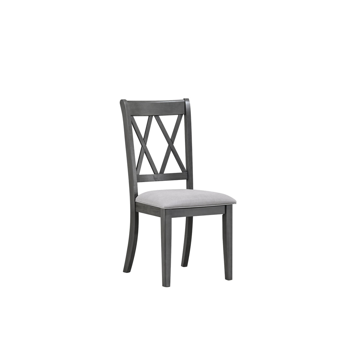 Antique Grey Wood Dining Table with 6 Chairs – Multiple Chair Options – single dining chair