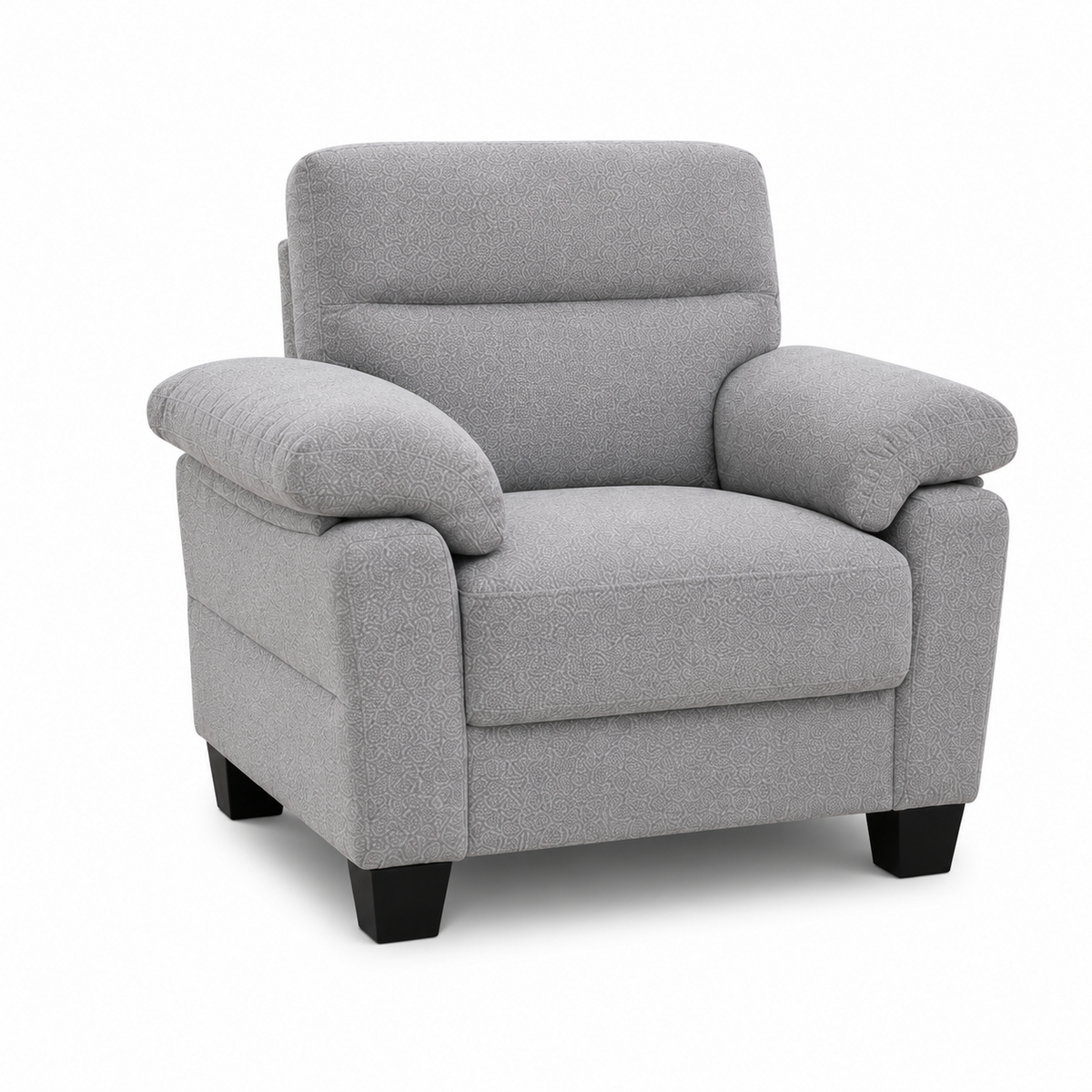 Modern Light Grey Accent Chair