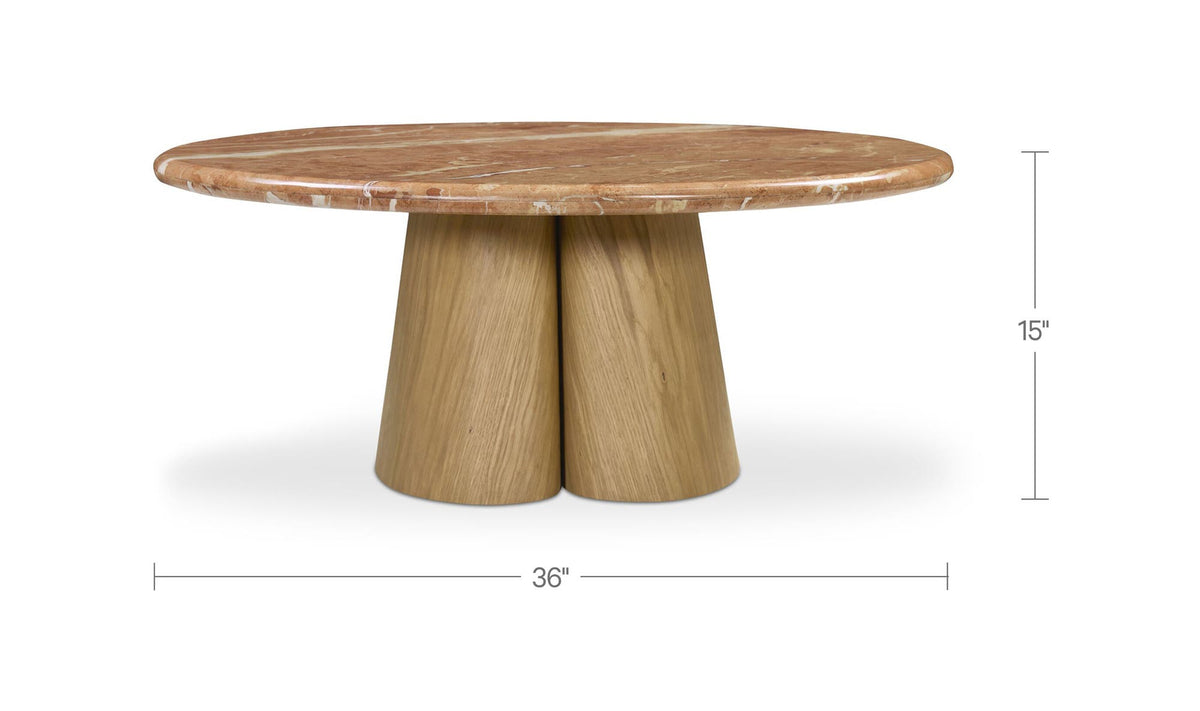 Kaleta Coffee Table Rosso Alicante Marble — gallery view 9