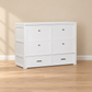 Stow Full cabinet bed — White closed cabinet, cabinet-only lifestyle view