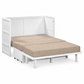 Stow Full Murphy Cabinet Bed with Gel Memory Foam Mattress