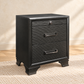 Ava / Jordyn Grey Collection 3-Drawer Nightstand