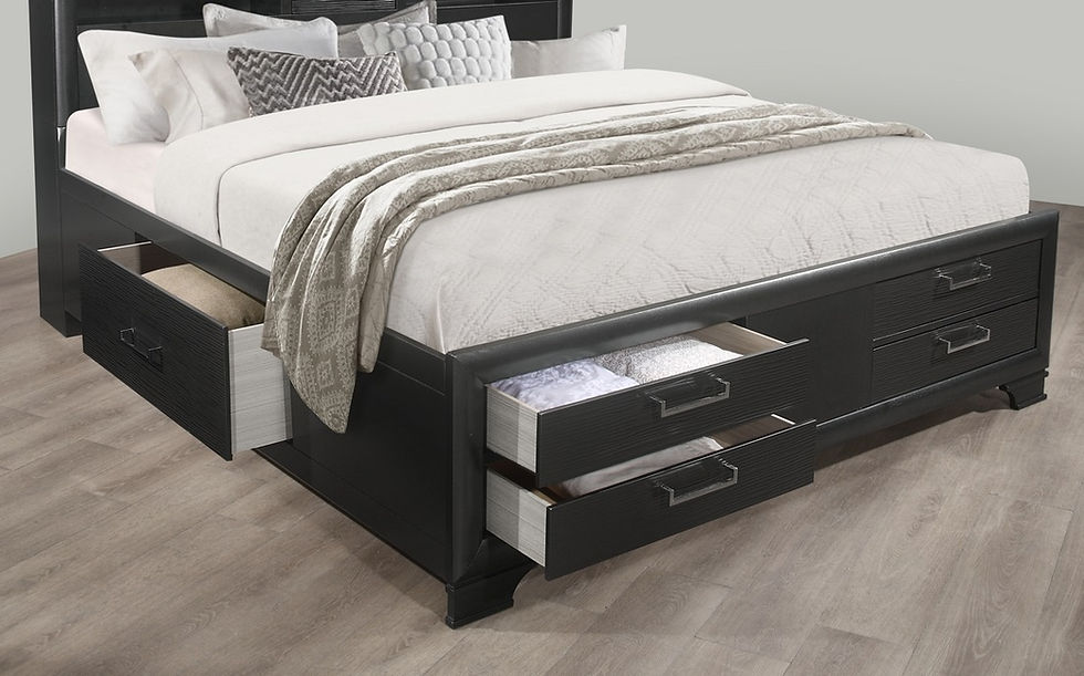 Ava Jordyn Grey Bedroom Set – gallery image 2