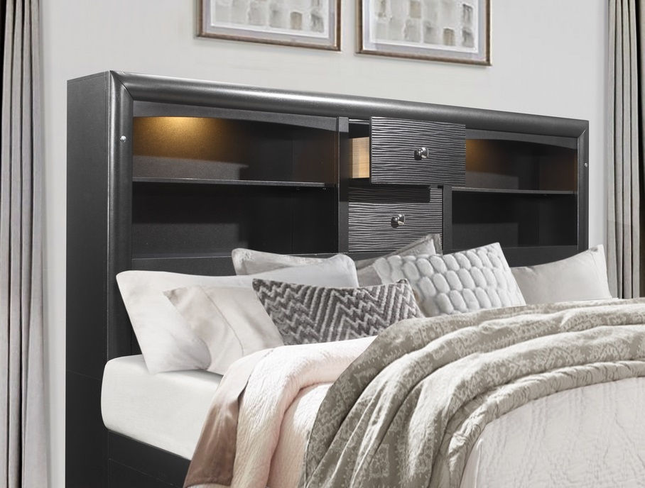 Ava Jordyn Grey Bedroom Set – gallery image 3