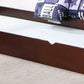 Tall Mission-Style Bunk Bed – Single/Single, Single/Double or Double/Double - Espresso Single/Single With Pull-Out Trundle