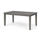 Antique Grey Wood Dining Table with 6 Chairs – Multiple Chair Options – dining table