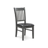 Grey Fabric Dining Chairs – Set of 2 – single dining chair