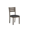 Black Pu Dining Chairs – Set of 2 – single dining chair