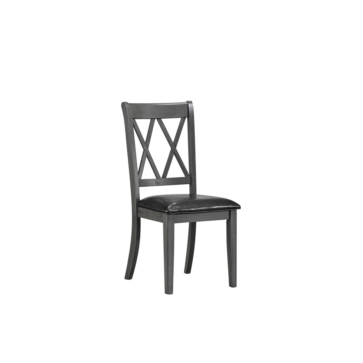 Black PU Dining Chairs – Set of 2 – single dining chair