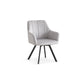 Modern Extendable White Sintered Stone Dining Table with 6 Chairs – Multiple Chair Options – single dining chair