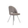 Grey PU Dining Chairs – Set of 2 – single dining chair