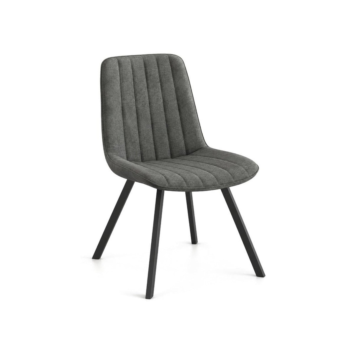 Modern Extendable Chanel Marble-Look Dining Table with 6 Chairs – Multiple Chair Options – single dining chair