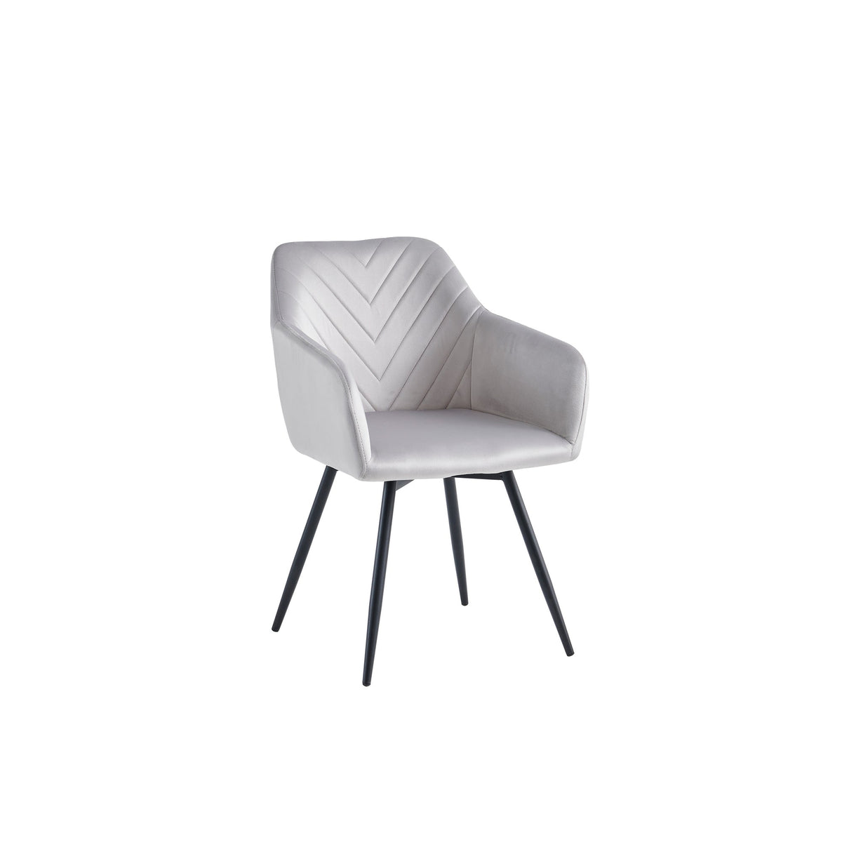 Modern Snow White Sintered Stone Dining Table with 6 Chairs – Multiple Chair Options – single dining chair