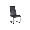 Black Velvet Dining Chairs – Set of 6 – single dining chair