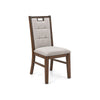 Grey Fabric Dining Chairs – Set of 2 – single dining chair