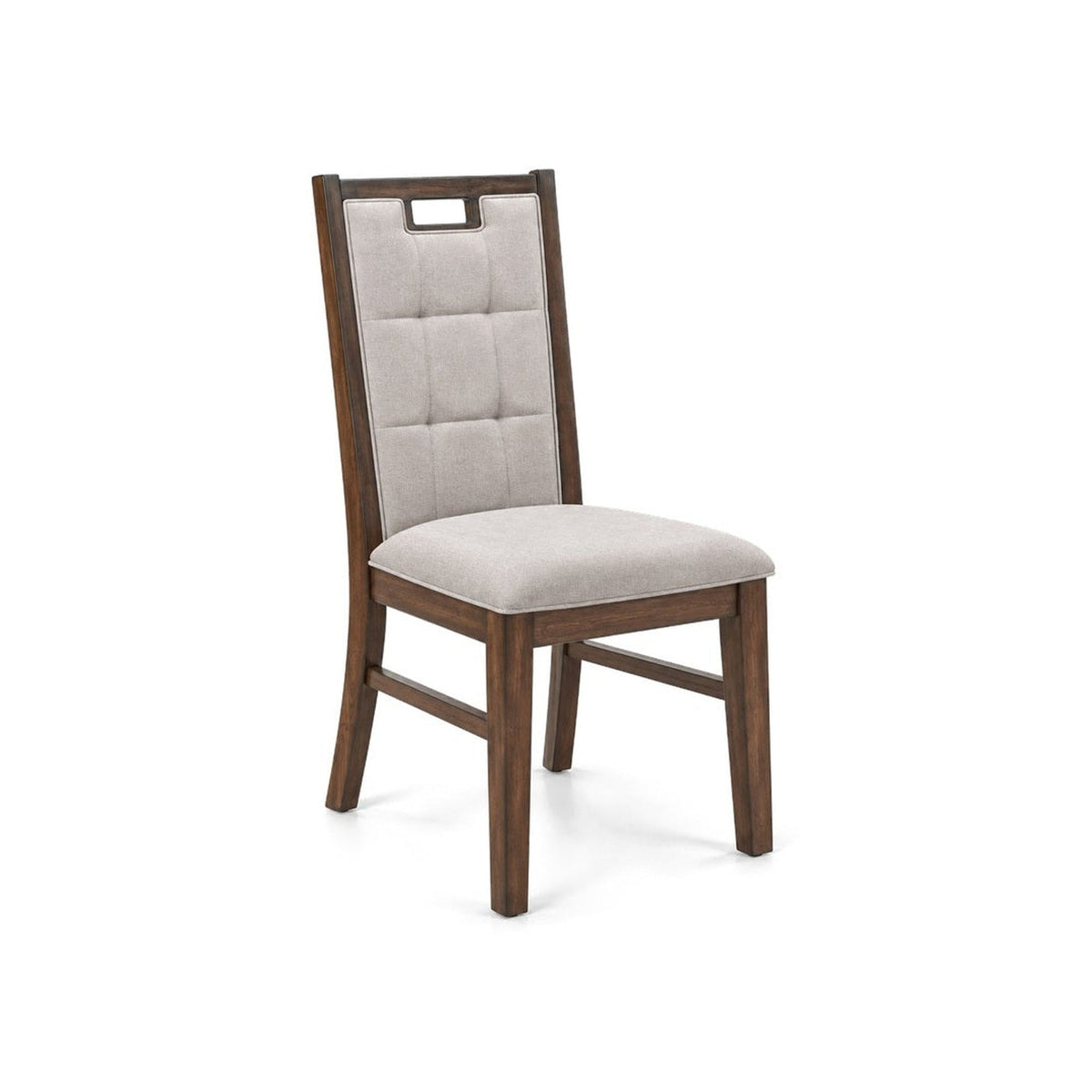 Grey Fabric Dining Chairs – Set of 2 – single dining chair