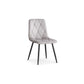 Modern Snow White Sintered Stone Dining Table with 4 Chairs – Multiple Chair Options – single dining chair