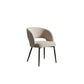 Modern Round Midnight Black Dining Table with 4 Chairs – Multiple Chair Options – single dining chair