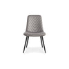 Grey Velvet Dining Chairs – Set of 6 – single dining chair