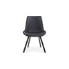 Black PU Dining Chairs – Set of 6 – single dining chair