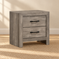 Charlotte Collection Driftwood Grey Nightstand