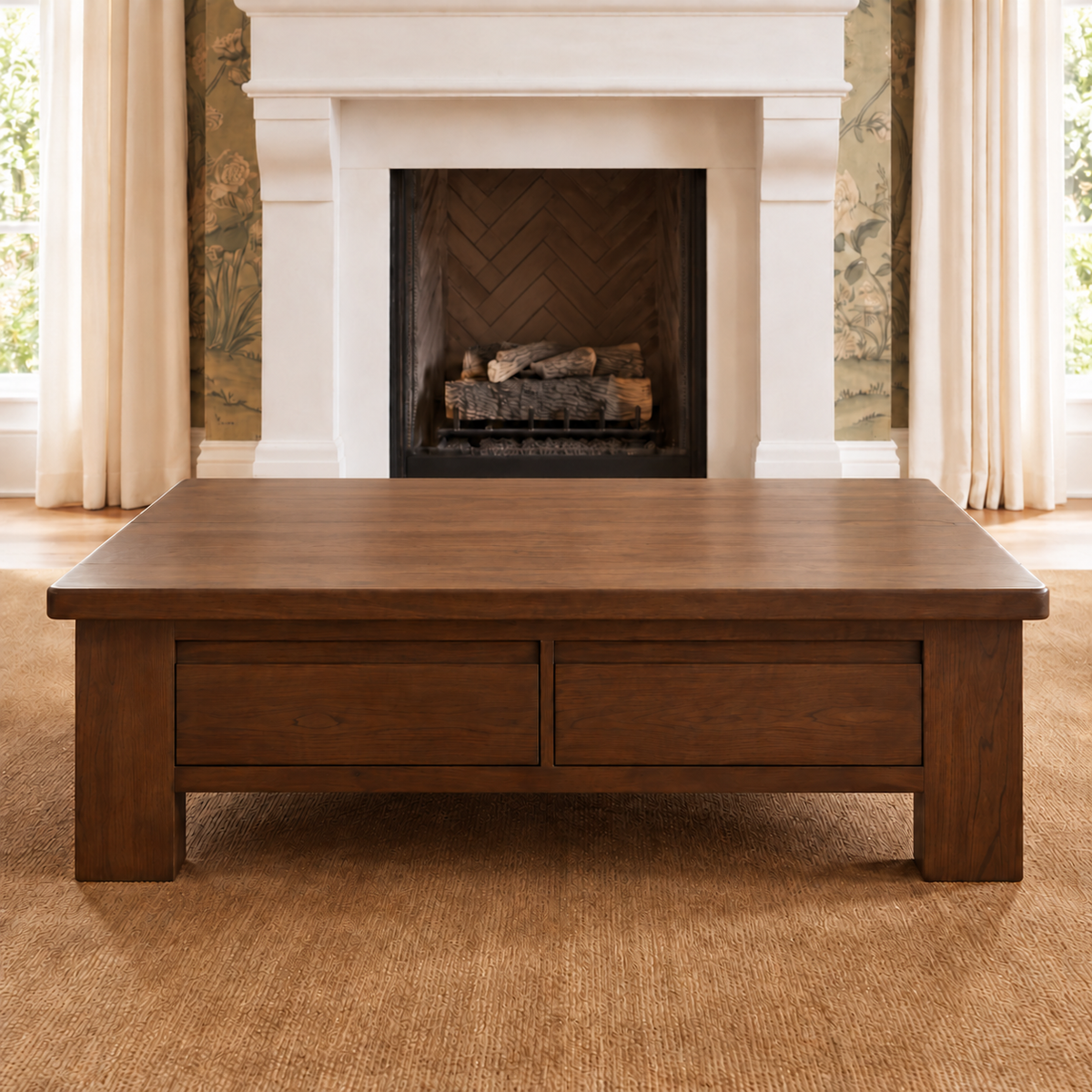 Graham Storage Coffee Table Dark Brown