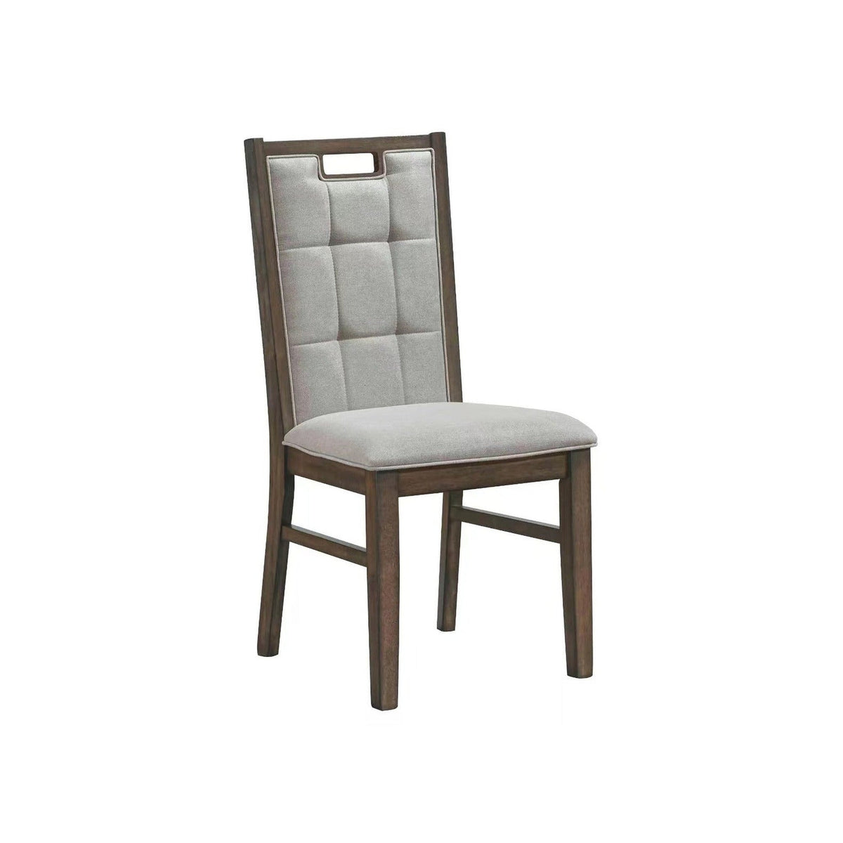Rustic Brown Faux Marble Dining Table with 6 Chairs – single dining chair