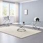 3-Piece Oval Clear Glass Coffee & End Table Set with Chrome Ring Bases