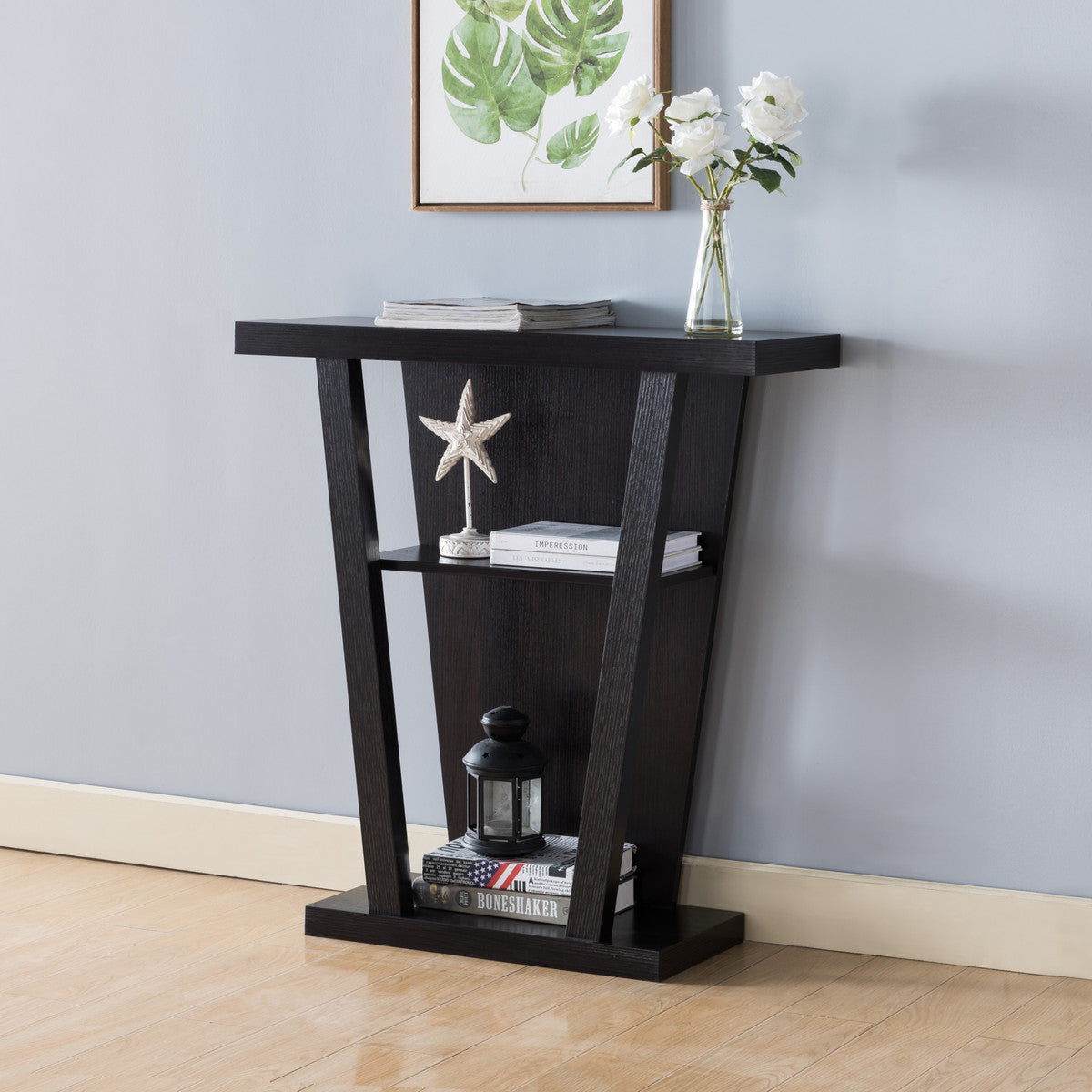 Espresso Console Table