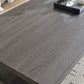 Modern 3-Piece Wood Coffee & End Table Set with Shelves & Black Legs