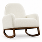 Beige Boucle Rocking Chair — Beige, clean white background product image