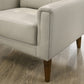 Light Grey Leather-Match 3-Piece Sofa, Loveseat & Chair Set