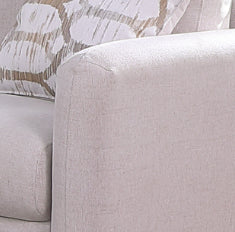 Modern Light Beige Performance Fabric 3-Piece Sofa, Loveseat & Chair Set