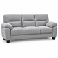 Modern Light Grey 3-Seater Sofa – IF-8025-S clean sofa on white background