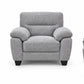 Modern Light Grey Performance Fabric 3-Piece Sofa, Loveseat & Chair Set — chair clean product