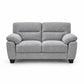 Modern Light Grey Performance Fabric 3-Piece Sofa, Loveseat & Chair Set — loveseat clean product