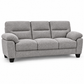 Plush Pillow-Arm Performance Fabric 3-Seater Sofa – IF-8026-S clean sofa on white background