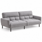 Modern Memory-Foam Split-Back Sofa Bed with Removable Arms — IF-8041 clean white product image