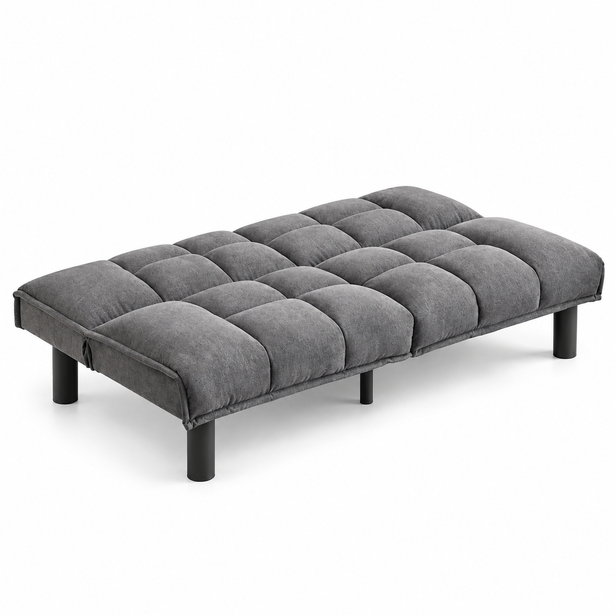 Grey Fabric Memory-Foam Split-Back Sofa Bed — IF-8060 IFDC feature or fabric detail
