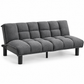 Grey Fabric Memory-Foam Split-Back Sofa Bed — IF-8060 clean white product image