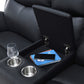 Modern Leather-Match 3-Piece Power Reclining Sofa Set with USB Charging – product image 2