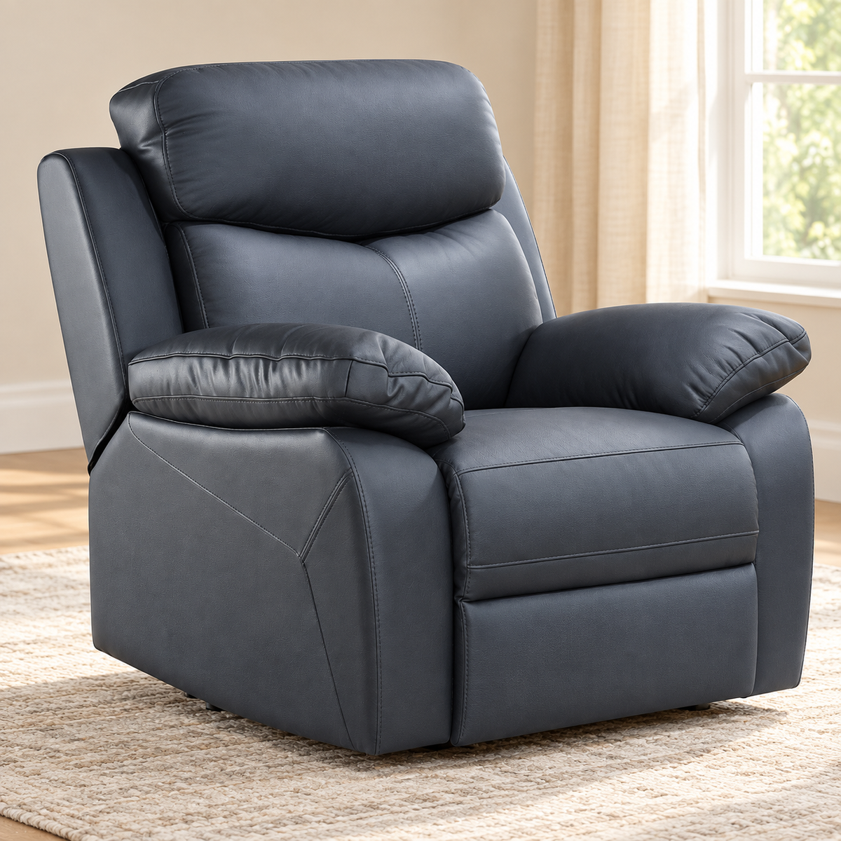 IF-8120 power recliner chair — upright closed position, single chair lifestyle image