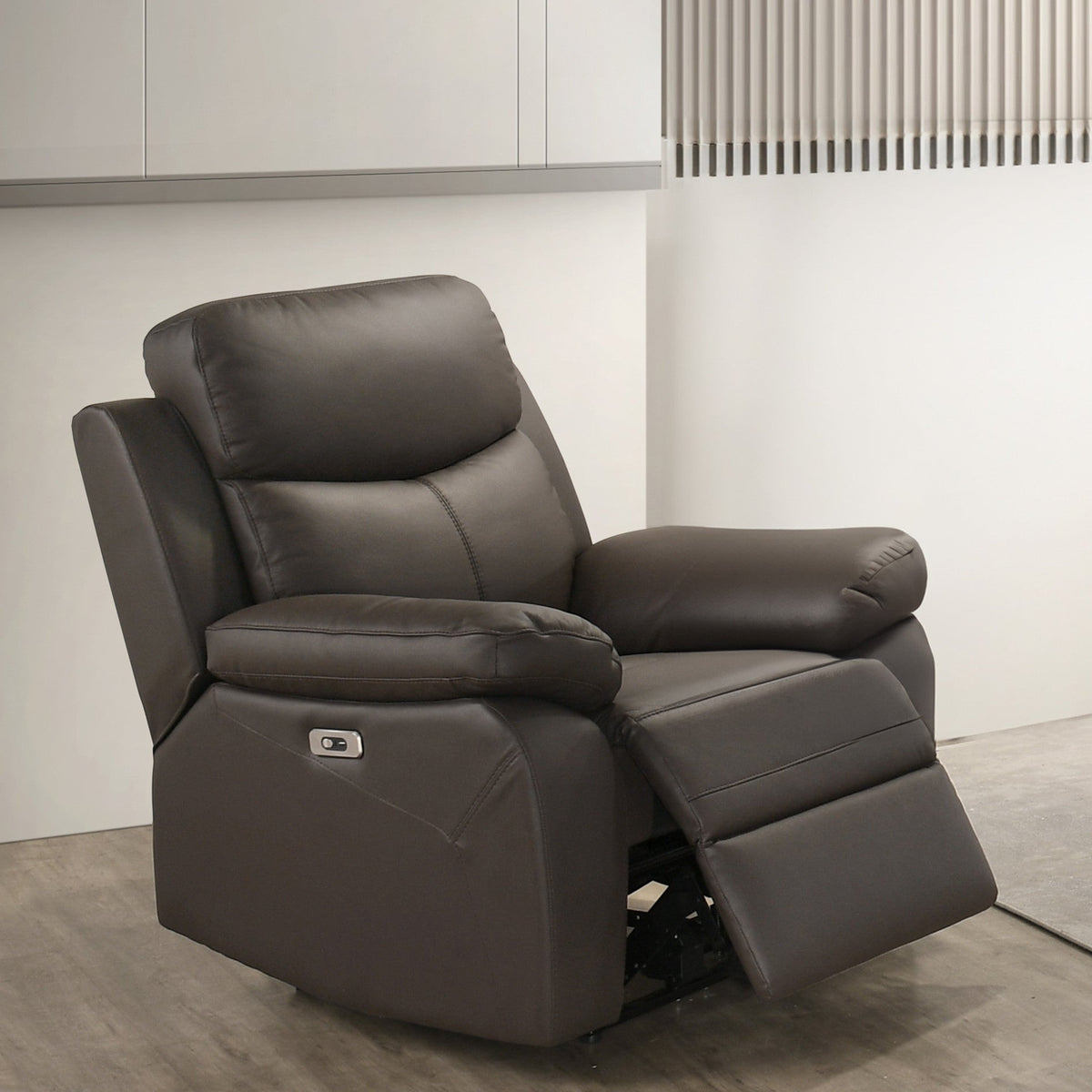Modern Leather-Match Power Recliner Chair with USB Charging – product image 4
