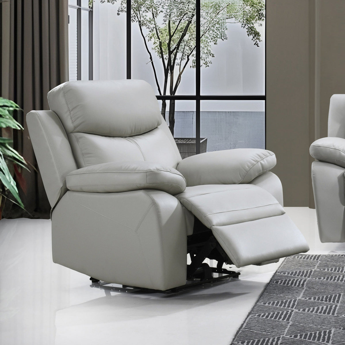 Modern Leather-Match 3-Piece Power Reclining Sofa Set with USB Charging – product image 3