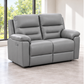 Power reclining loveseat – Light Grey Leather Match lifestyle