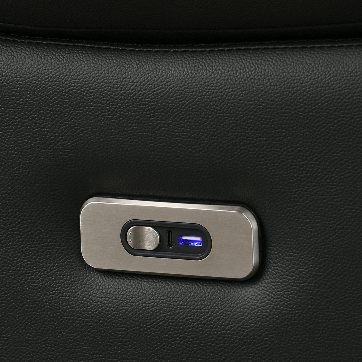 Modern Leather-Match Power Recliner Chair with USB & Hidden Cupholders – product image 6