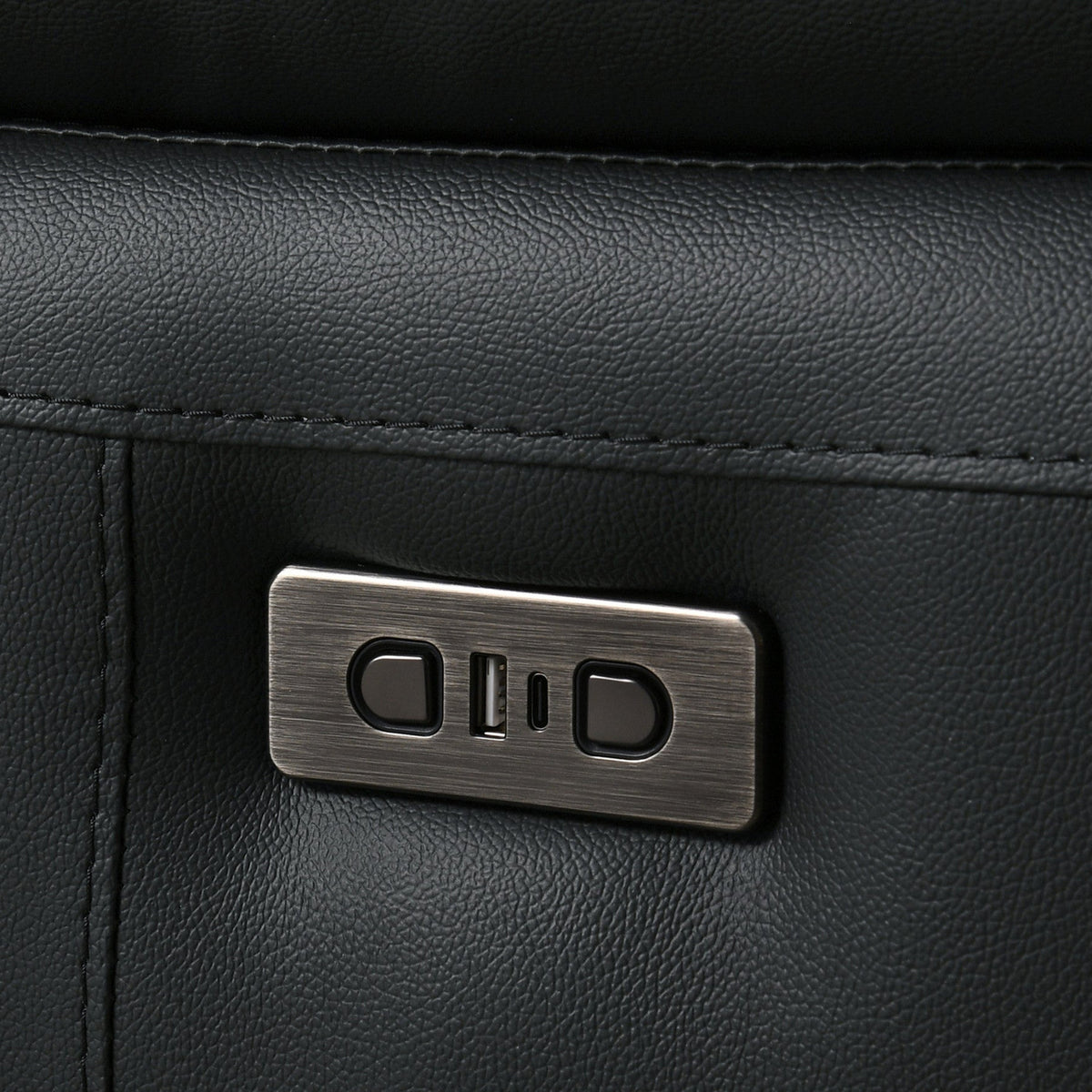 Modern Leather-Match Power Recliner Chair with USB Charging – product image 4