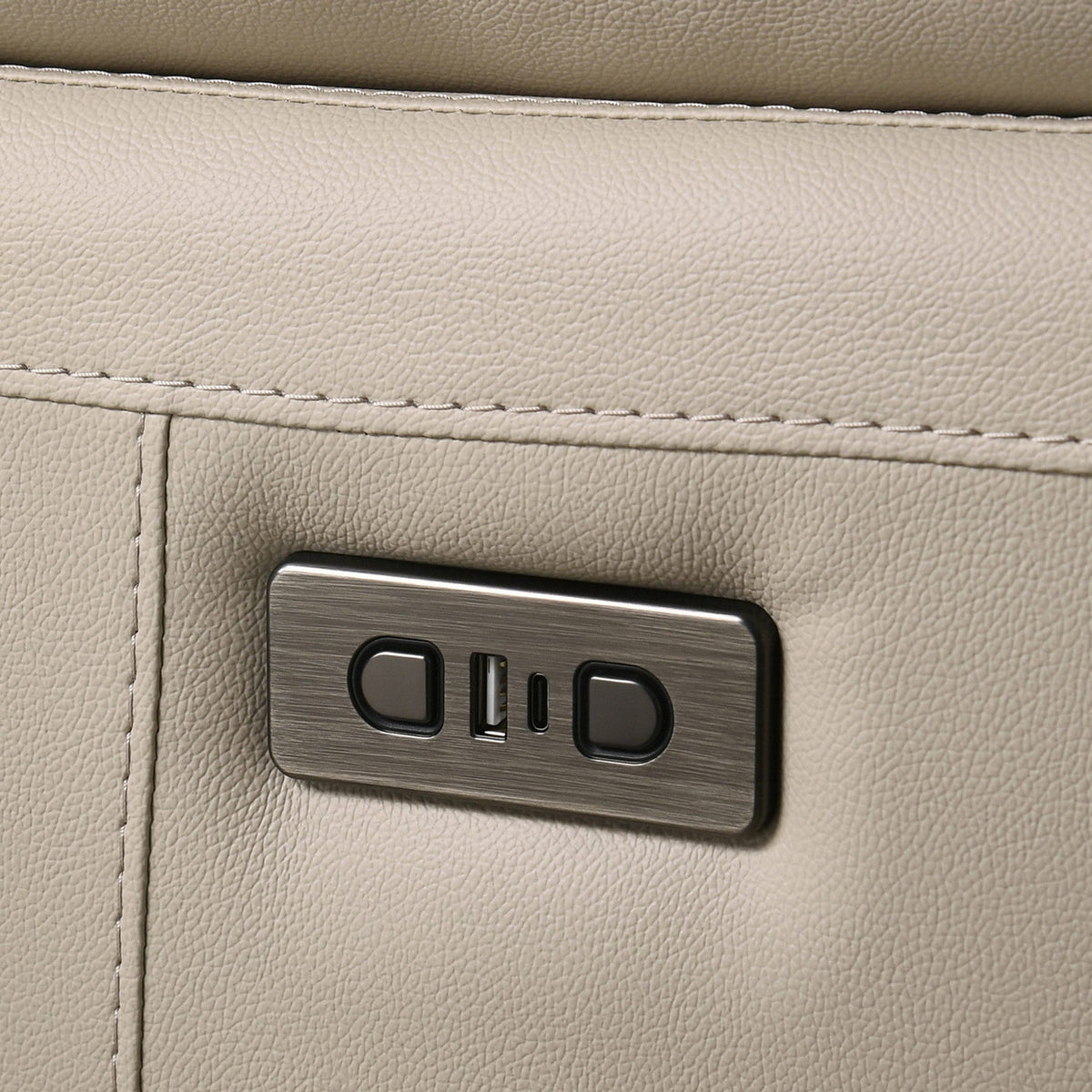 Modern Leather-Match Power Recliner Chair with USB Charging – product image 6