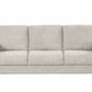 Contemporary Soft-Touch Fabric 3-Seater Sofa with Cup Holders – Fabric and seat cushion detail (IF-8241-S)